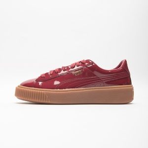 Puma Basket Platform Patent - Tibetan Red …